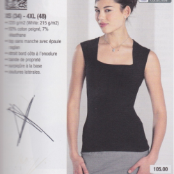 Sleeveless stretch top