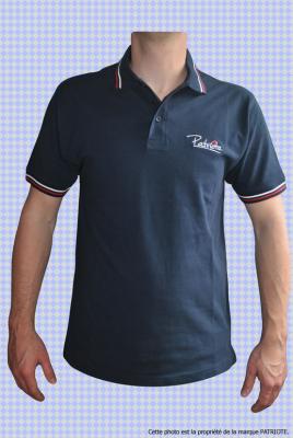 Polo Français Patriote Original bleu homme