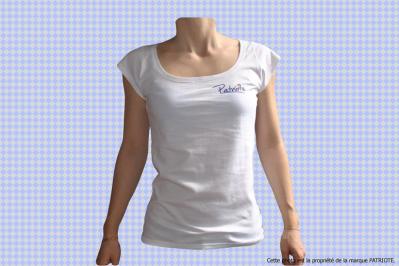 Tee-shirt Français Patriote Ad Vitam femme